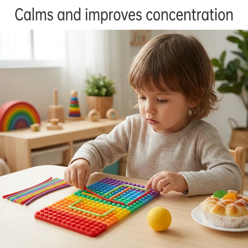 CalmCraft™ Sensory Board: Silicone Fidget