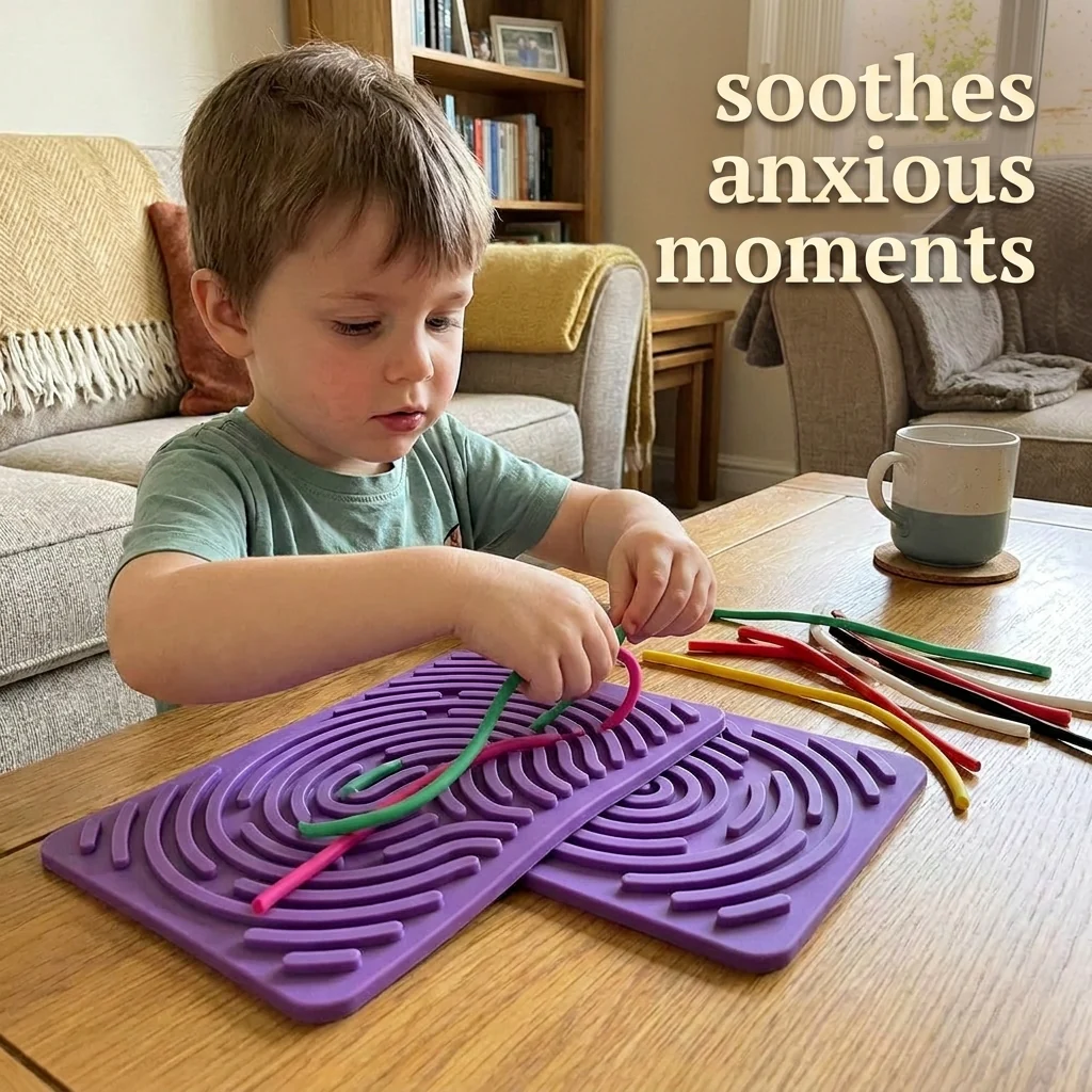 CalmCraft™ Sensory Board: Silicone Fidget - Image 2