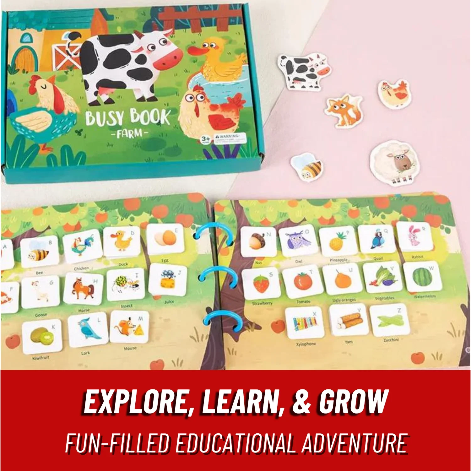 Children's Magic Copybooks + BrightMinds™ Busy Book + 1 FREE Pen Grip Trainer - Image 4