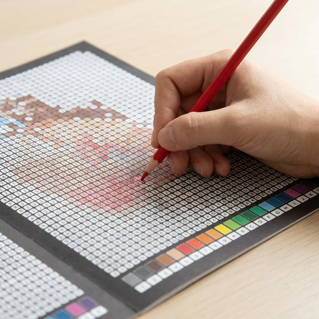 ColorDigits™ Mystery Mosaic Coloring Book - Image 4
