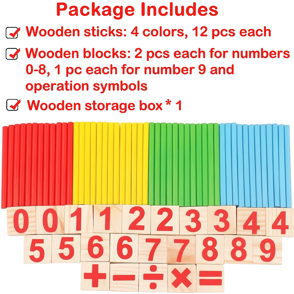 MathMagic Blocks™: Colorful Counting Sticks for Kids - Image 4