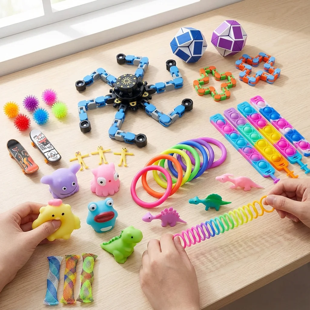 Fidget Frenzy™ – 50-Piece Sensory Toy Collection - Image 5