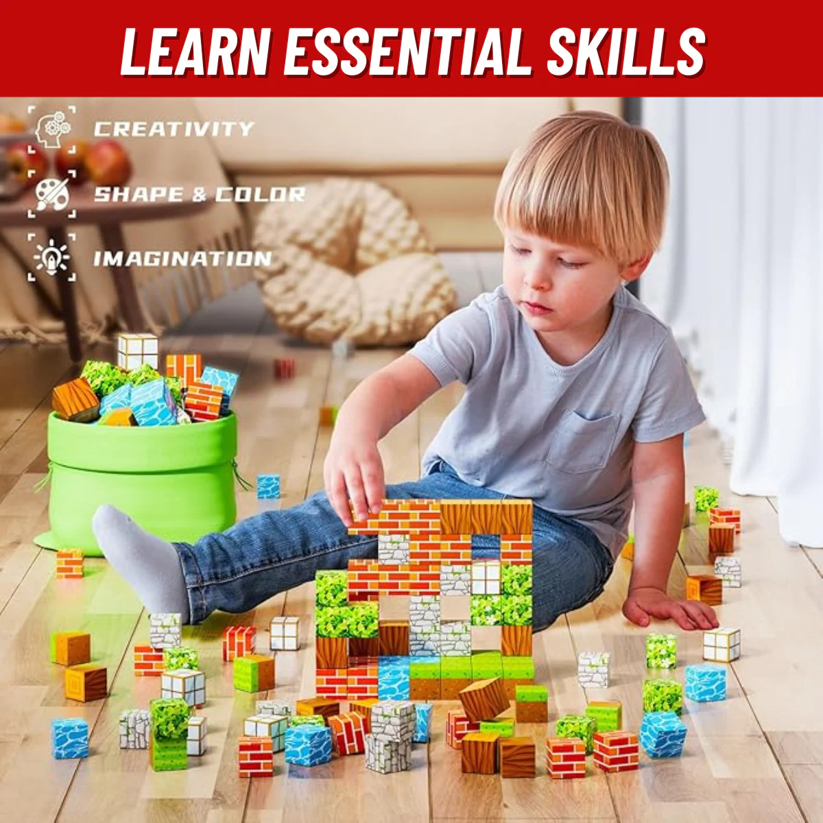 Groovd™ Magnetic Building Blocks - Image 2