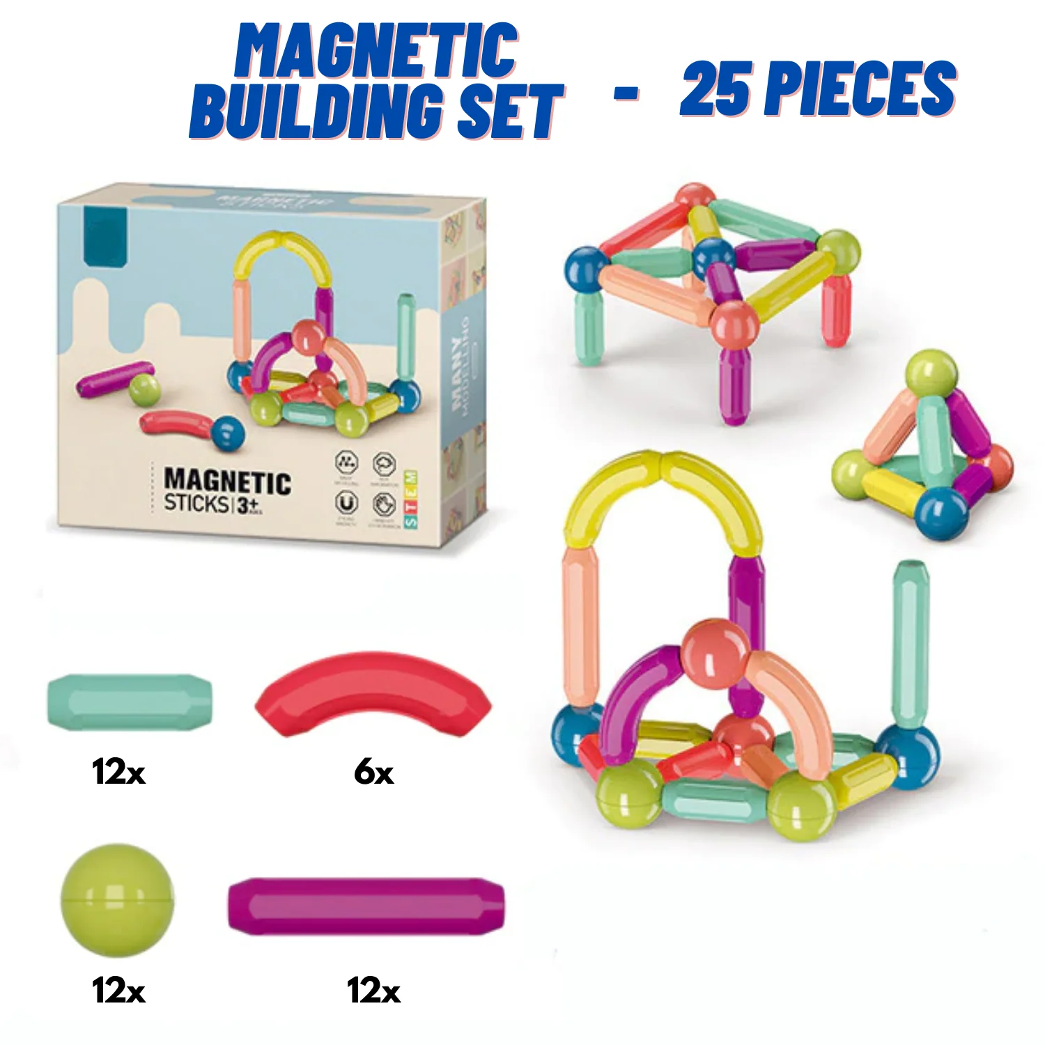 Groovd™ Magnetic Building Set - Image 8