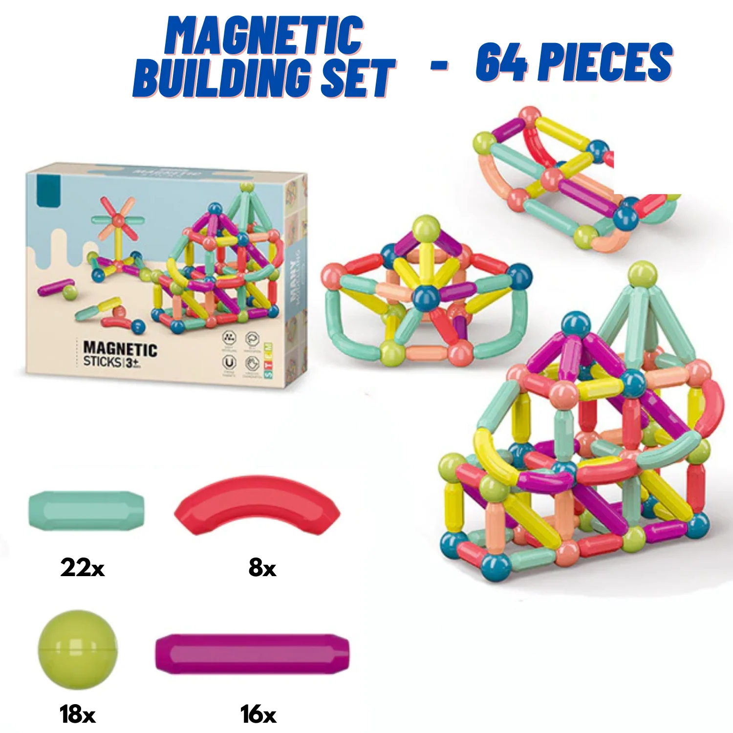 Groovd™ Magnetic Building Set - Image 9