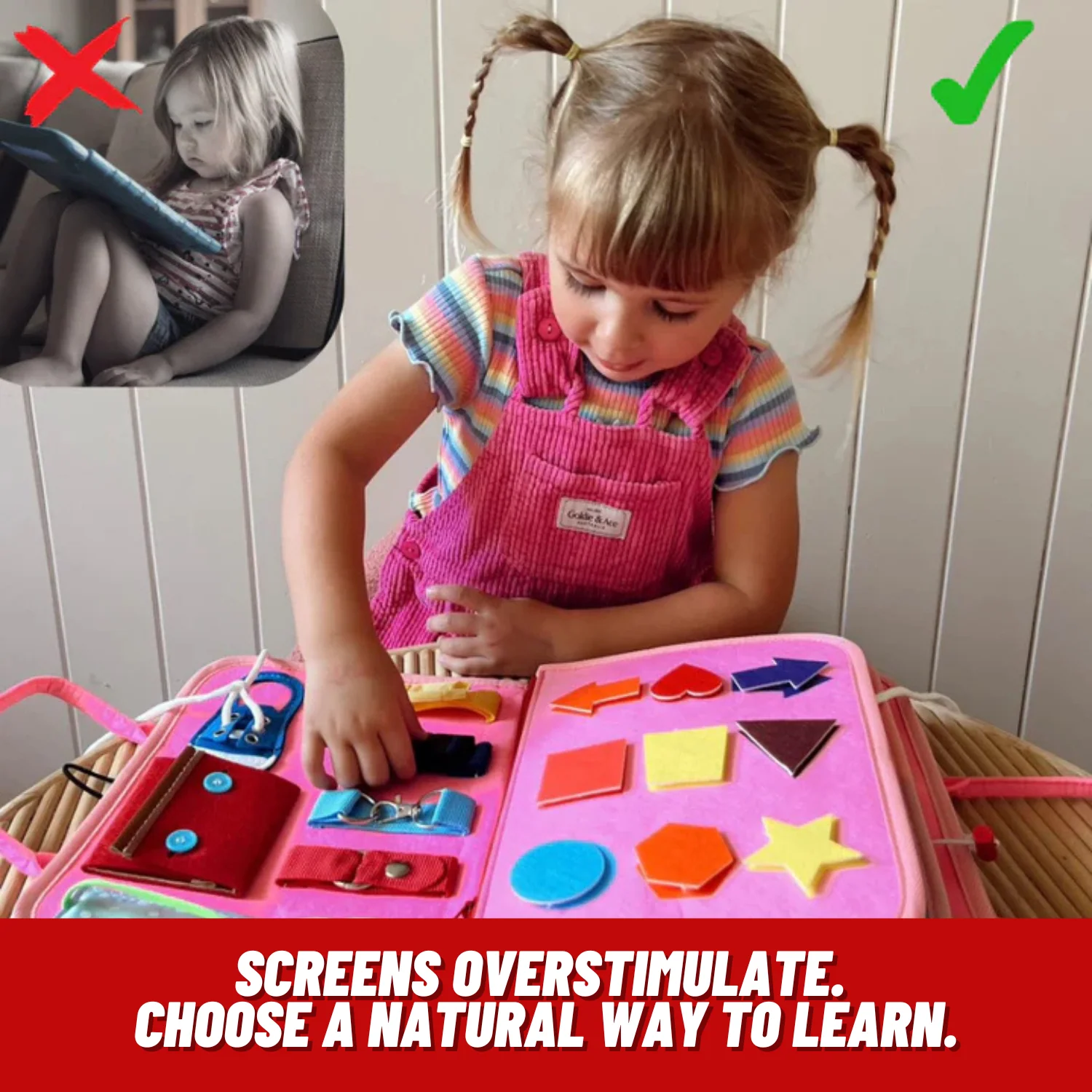 Groovd™ Montessori Activity Board - Image 4