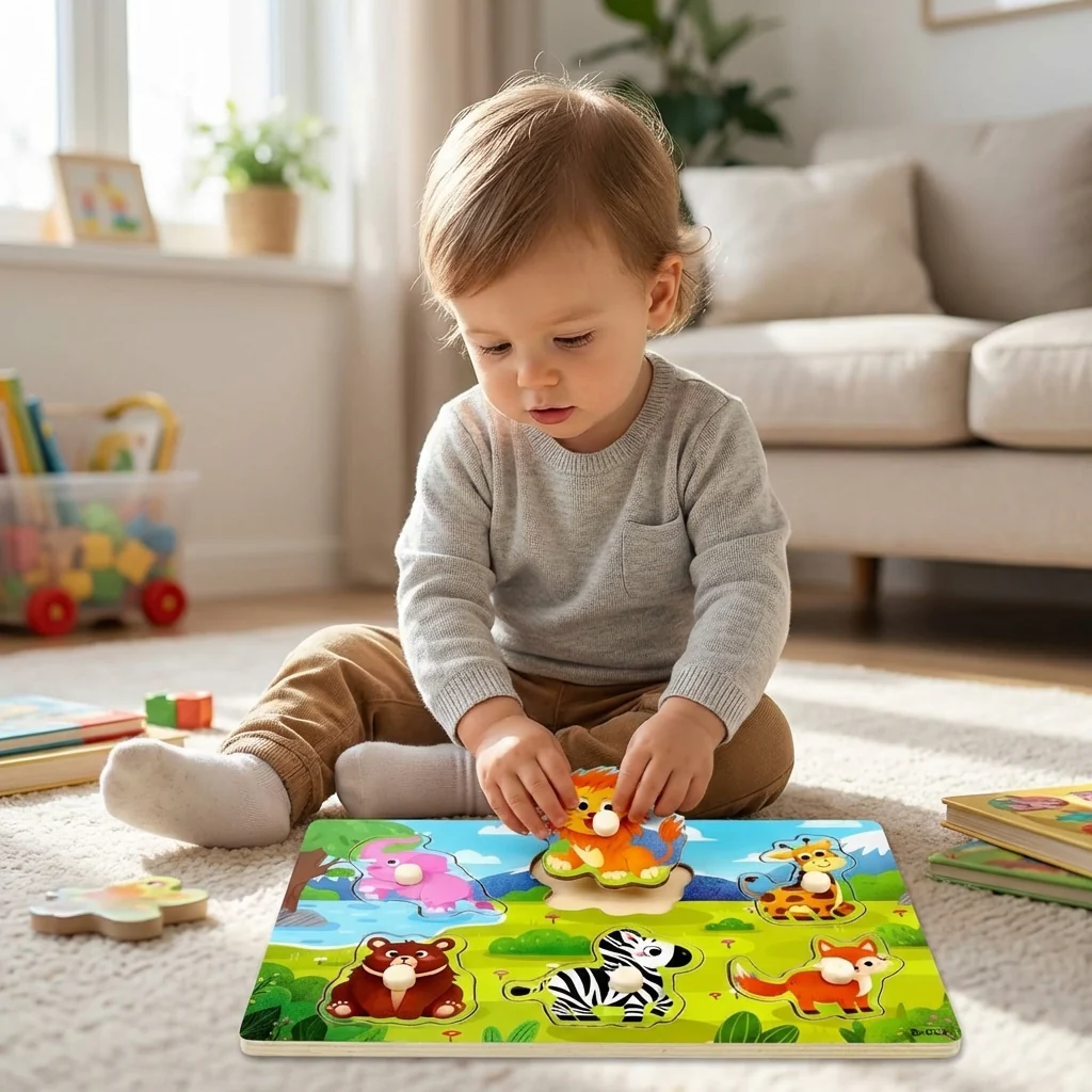 LittleOrbit Peg & Puzzle Set - Image 2