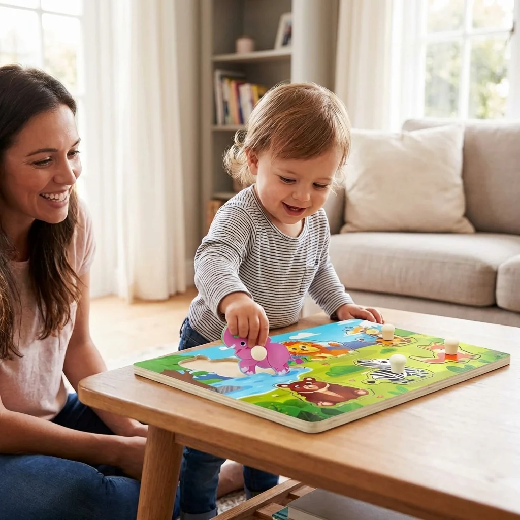 LittleOrbit Peg & Puzzle Set - Image 3