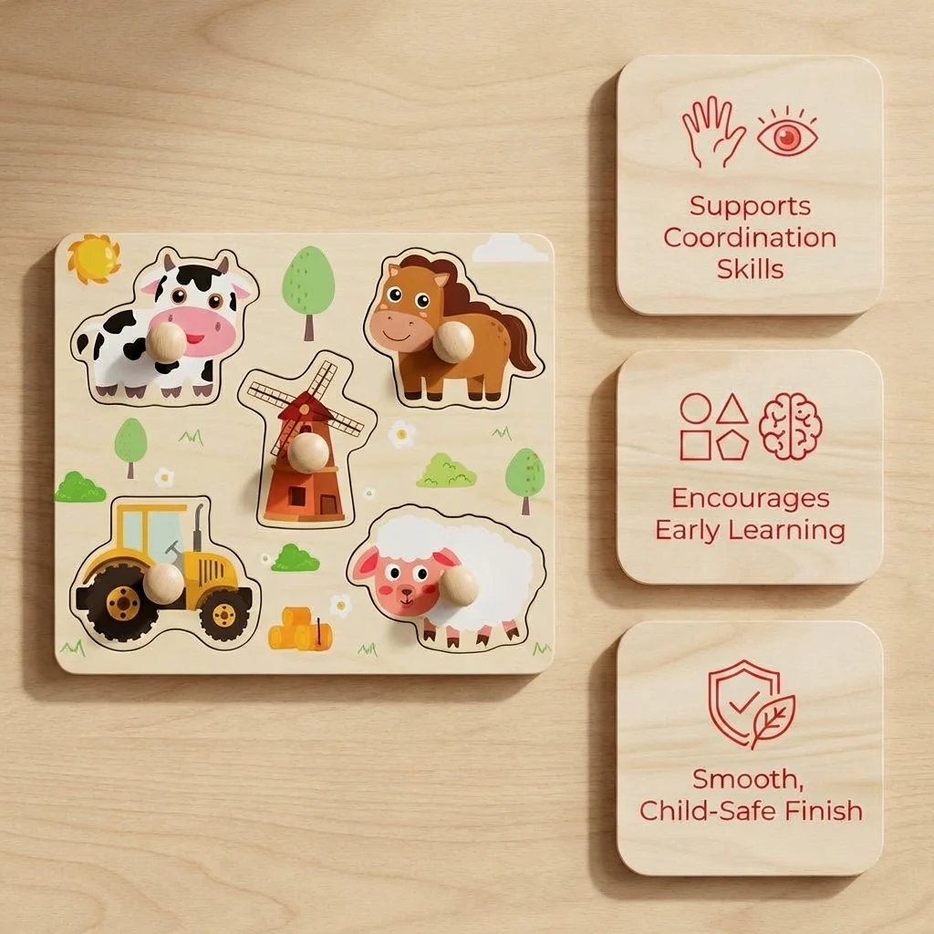 LittleOrbit Peg & Puzzle Set - Image 4