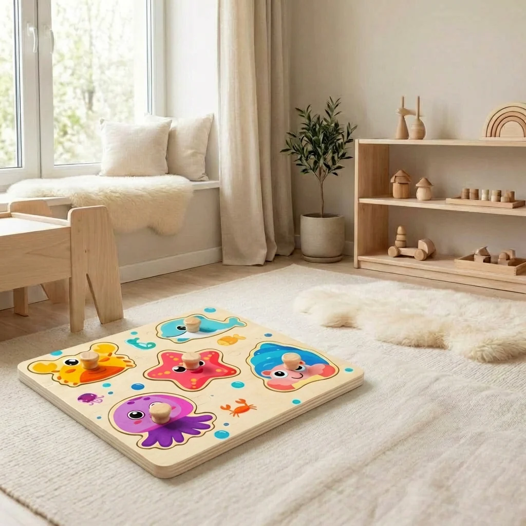 LittleOrbit Peg & Puzzle Set - Image 5