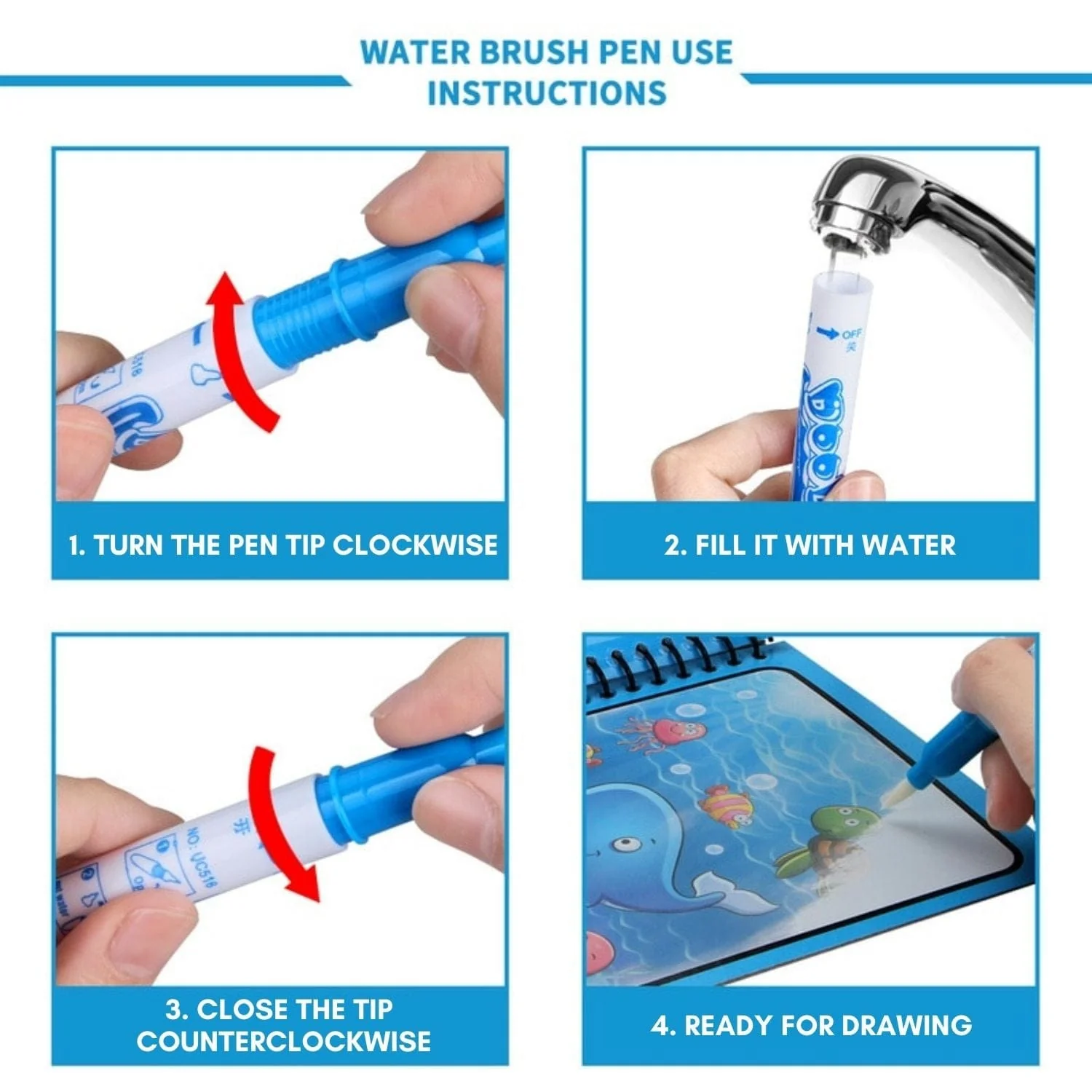 Magical Water Drawing Book - Image 7