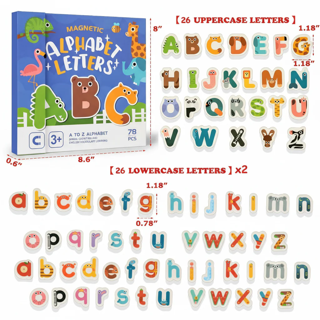 Magnetic Play Puzzles™ – Letters • Numbers • Fractions. Play, explore, and discover—one magnet at a time. - Image 10