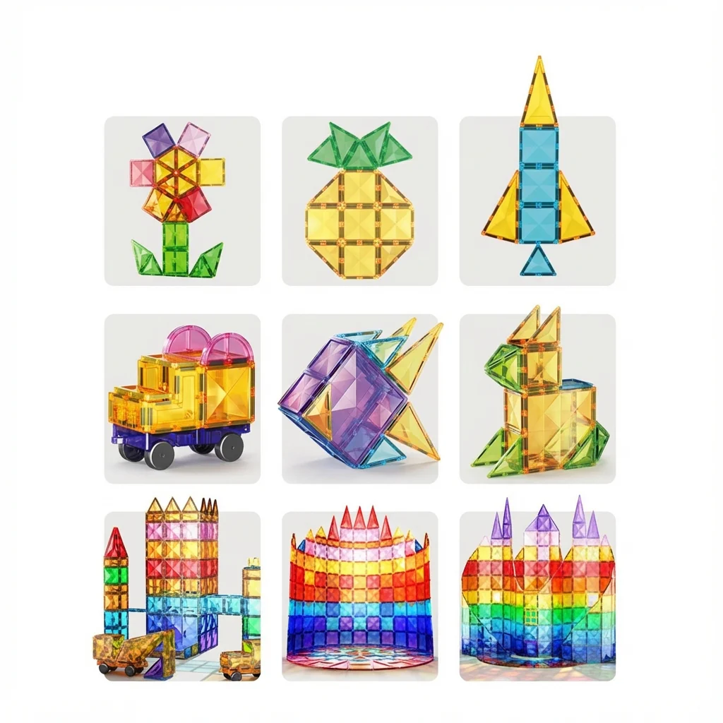 Creative BuildMasters™ - 4D Magnetic Block Adventures for Kids - Image 10