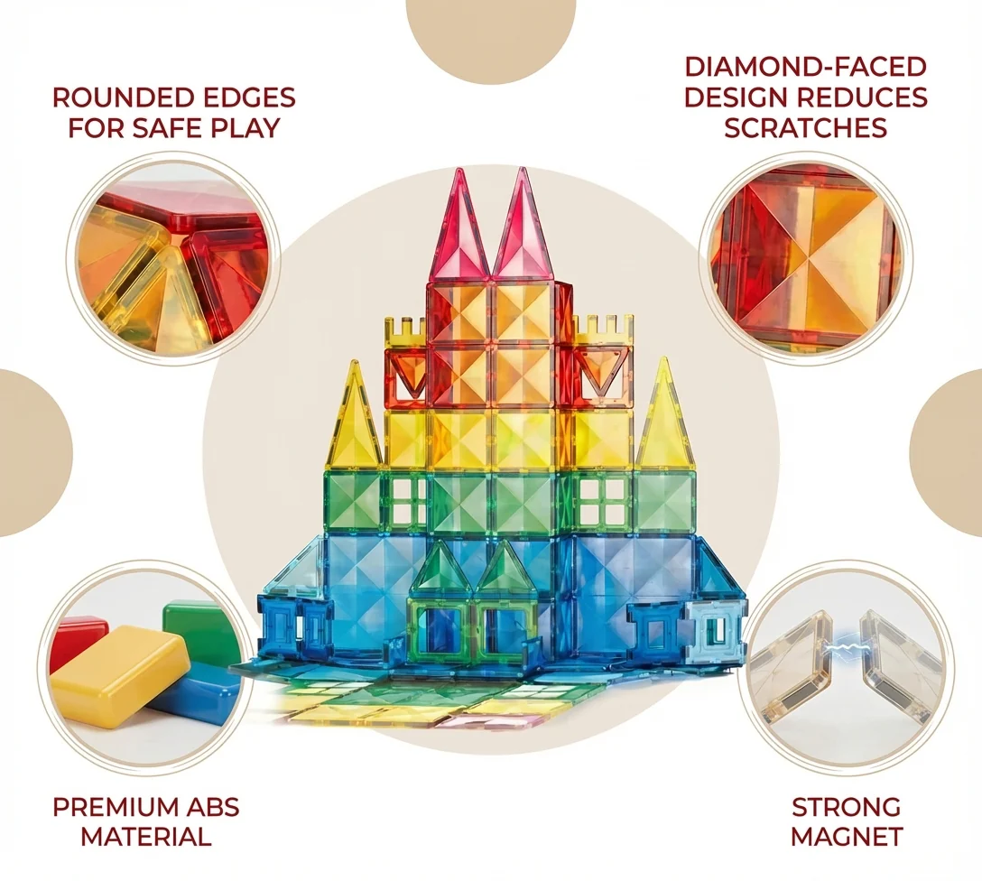 Creative BuildMasters™ - 4D Magnetic Block Adventures for Kids - Image 3