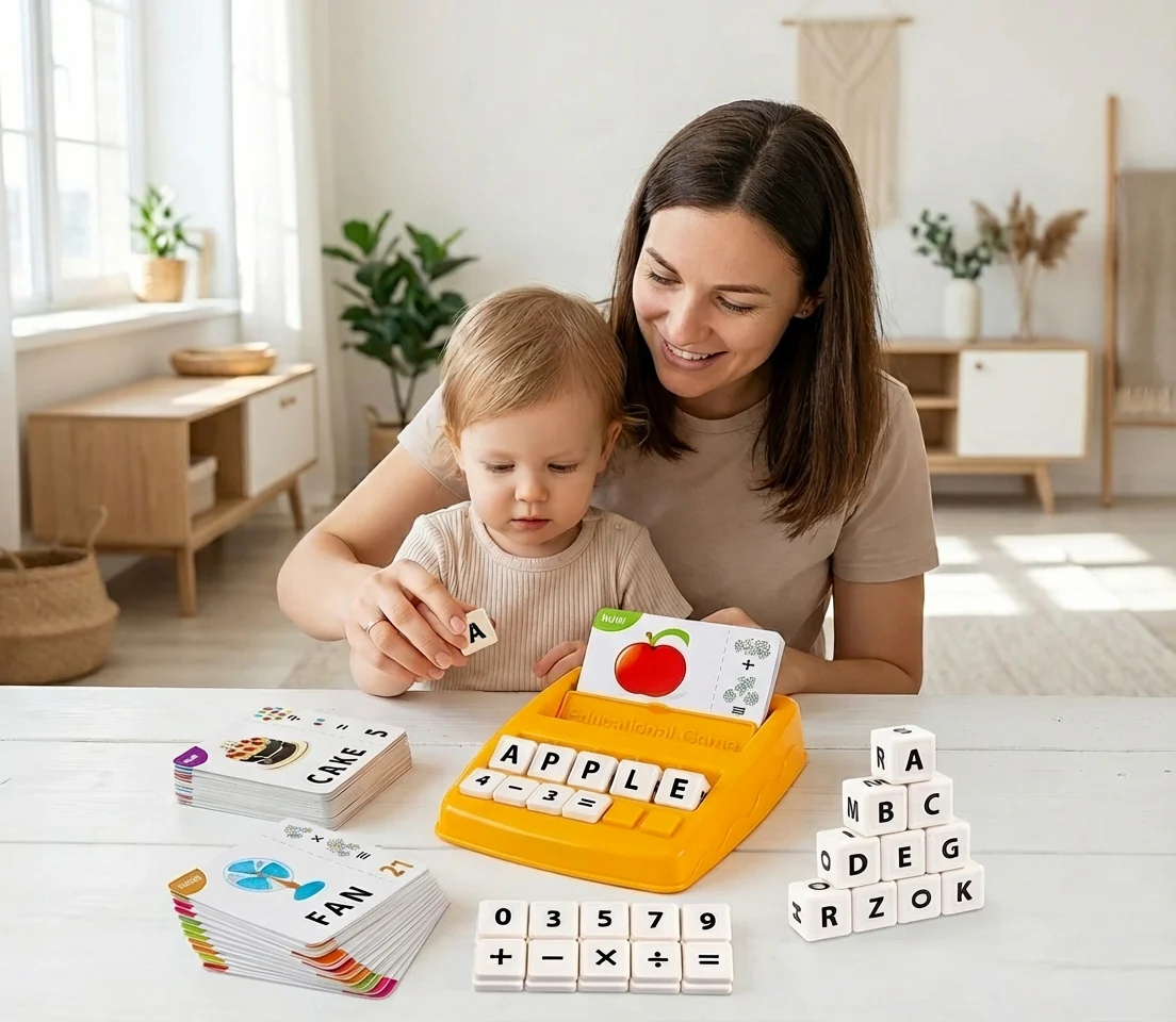 Matching Letter, Spelling, and Math Game Flash Cards - Image 4