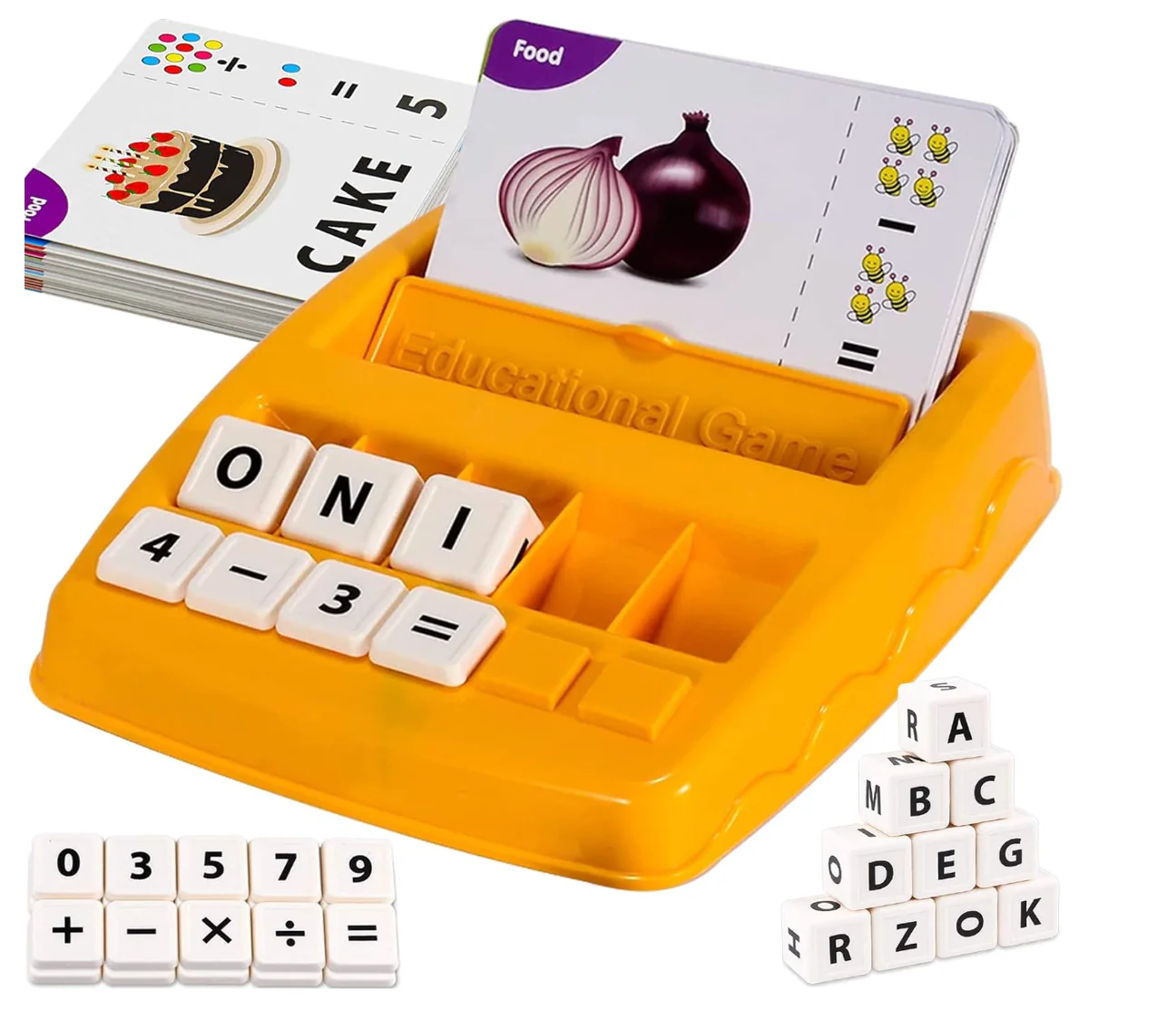 Matching Letter, Spelling, and Math Game Flash Cards - Image 7