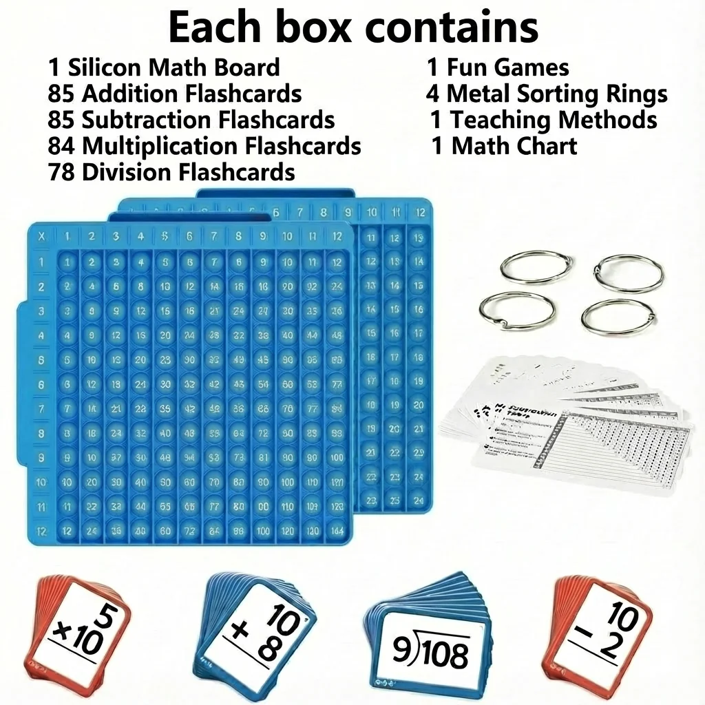 Pop-It Mathematics Operation Board™ - Fun Learning Kit for Kids - Image 4