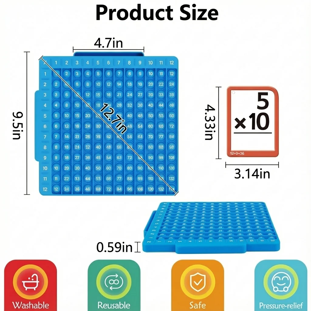 Pop-It Mathematics Operation Board™ - Fun Learning Kit for Kids - Image 7