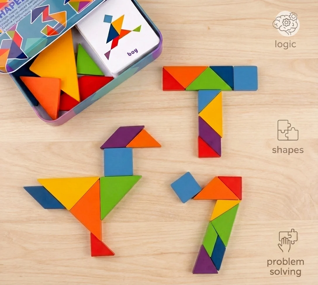 Smart Shapes™ Tangram Puzzle - Build • Think • Create • - Image 2